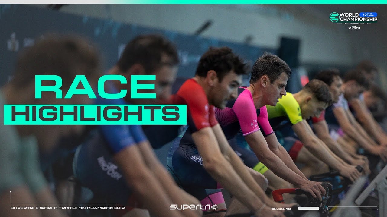 Men's Race Highlights | 2025 Supertri E World Triathlon Championship Powered By MyWhoosh