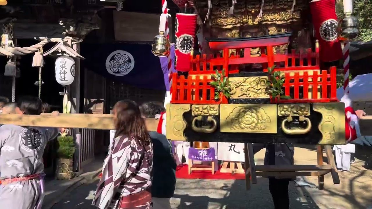 【令和八年 高來神社元旦祭】長者町囃子保存会 神田丸