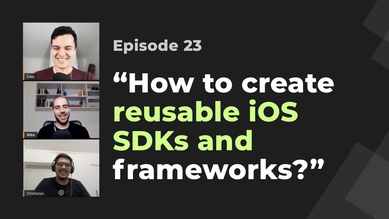 Reusable iOS SDKs, Facade, and Flow logic with Delegates and Closures | iOS Dev Live Mentoring