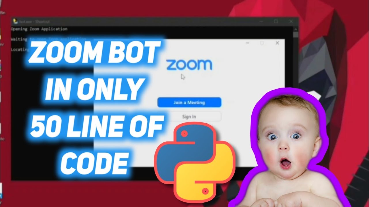 ZOOM BOT | PYTHON | The Easy Way