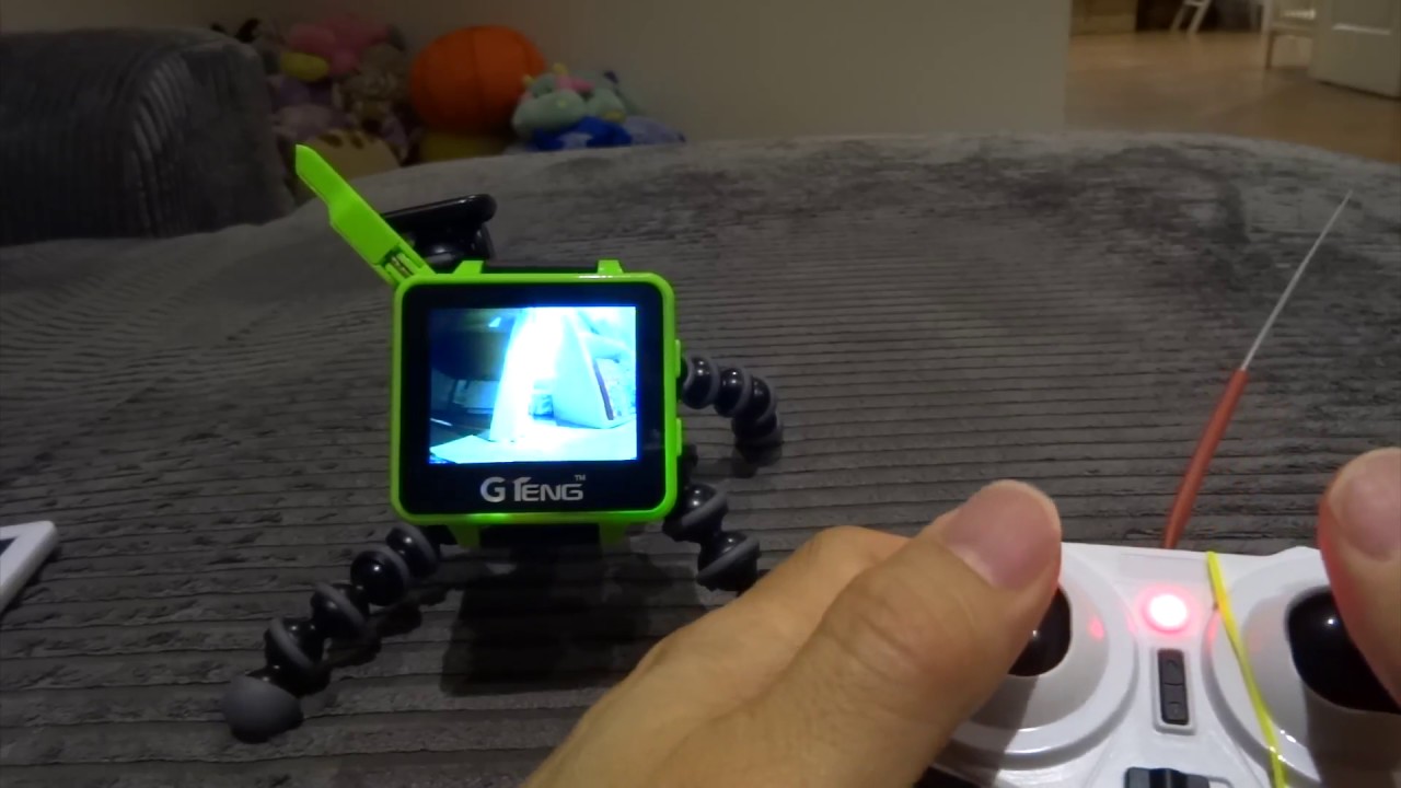 Tiny Whoop - Indoor FPV - with GTENG T909 FPV Watch + Furibee F36 + AKK BS2 AIO FPV Camera