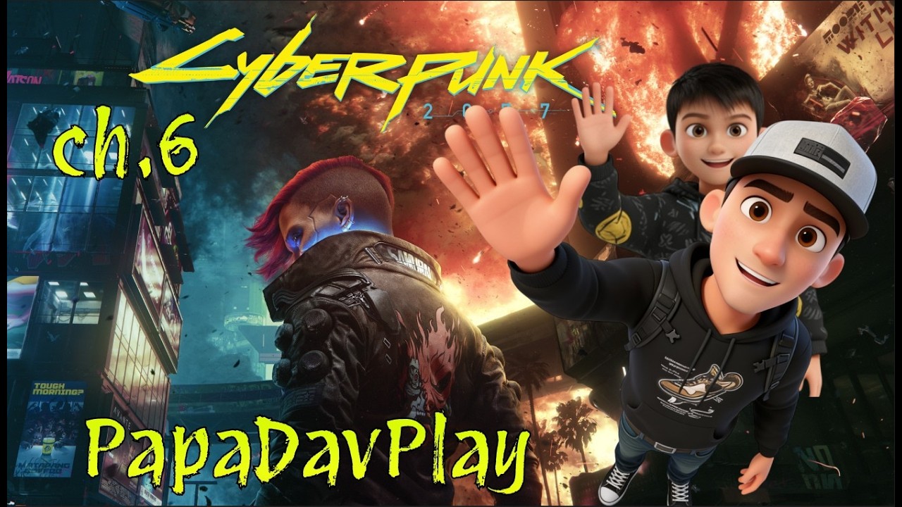 PapaDavPlay играет в CyberPunk 2077 ч.6