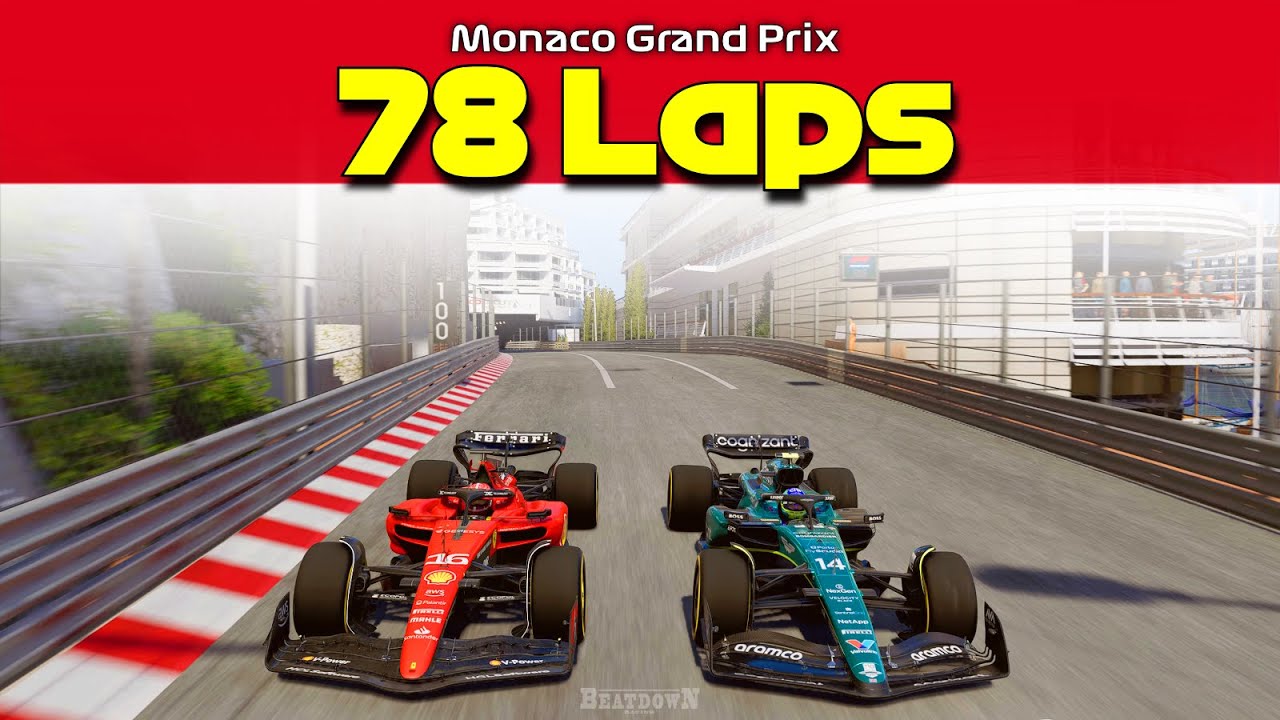 F1 23 - 100% Race Monaco w/ Leclerc | #MonacoGP 🇲🇨