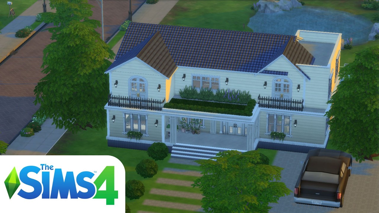 Colonial Mansion Build | The Sims 4 Stop Motion