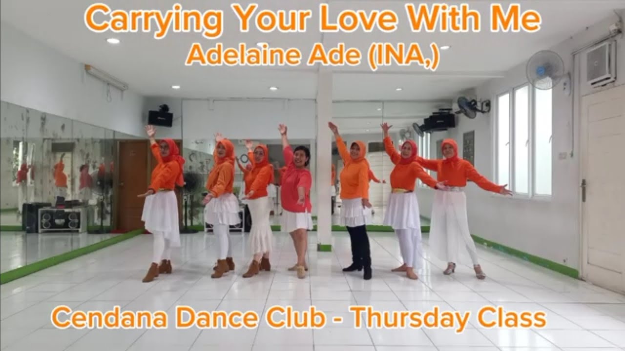 Carrying Your Love With Me - Line Dance//Demo// Choreo: Adelaine Ade (INA)