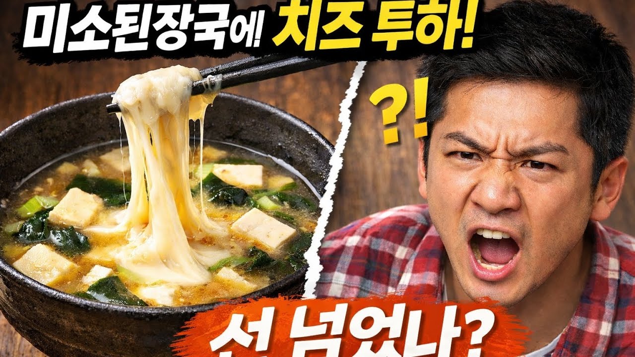 미소된장국에 치즈 넣으면 생기는 일!?