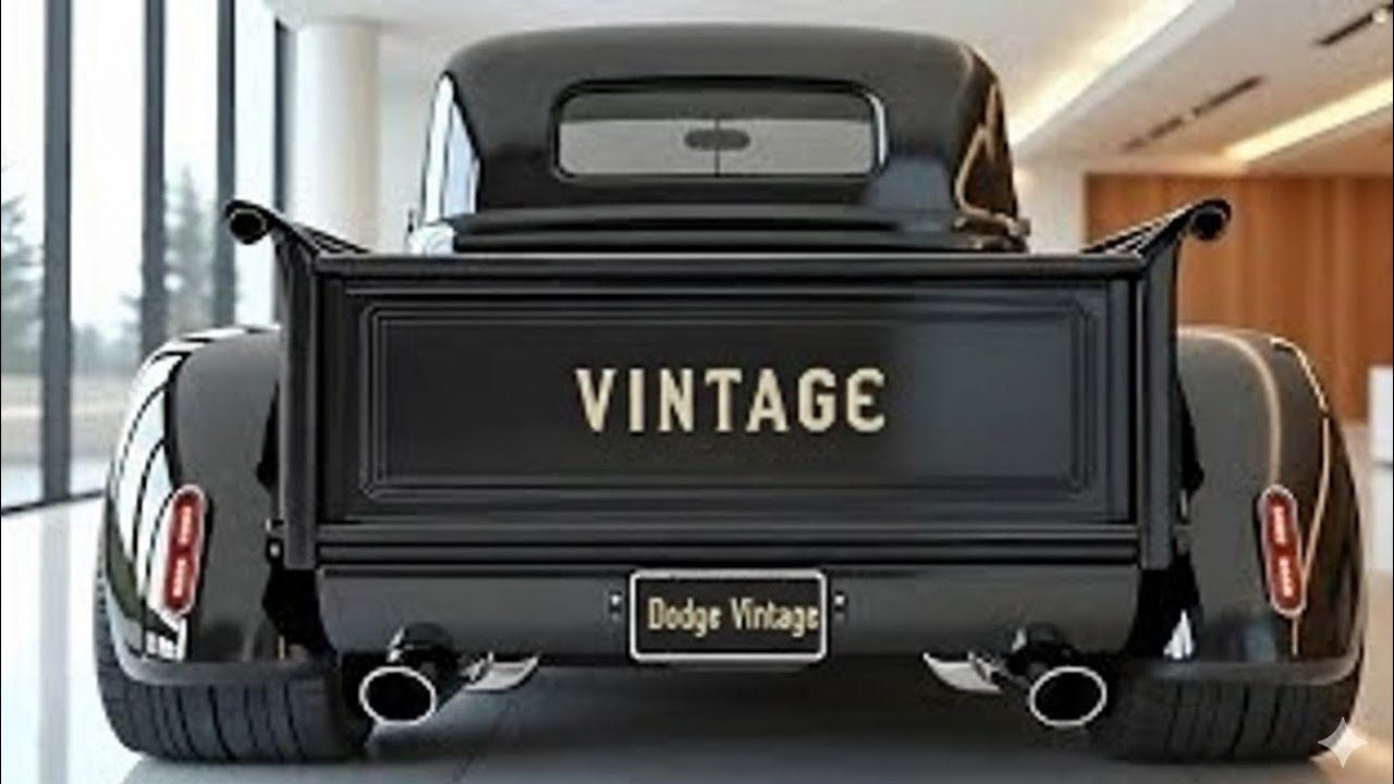 2026 Dodge Vintage Pickup Truck Full Review Specs Features and Design