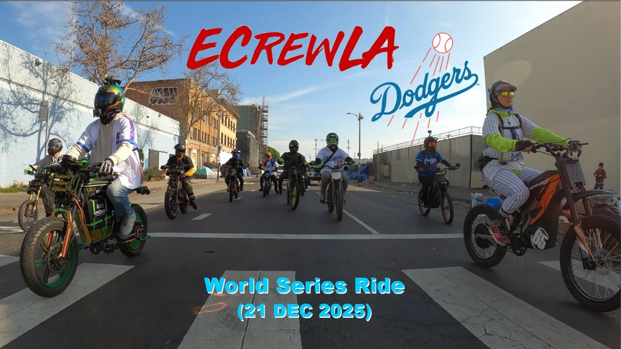 ECrewLA World Series Ride | Dirt Paths, City Streets, DTLA