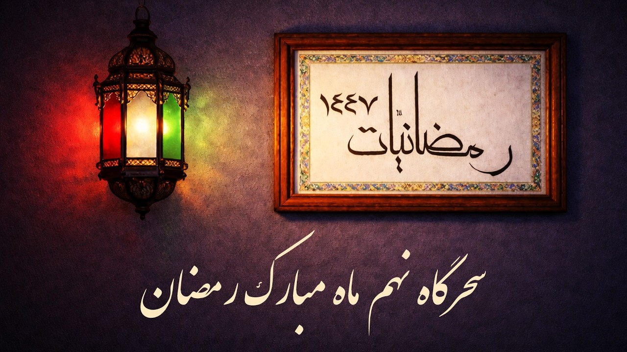 رمضانیّات ۱۴۴۷: برنامه سحرگاه نهم ماه مبارک رمضان