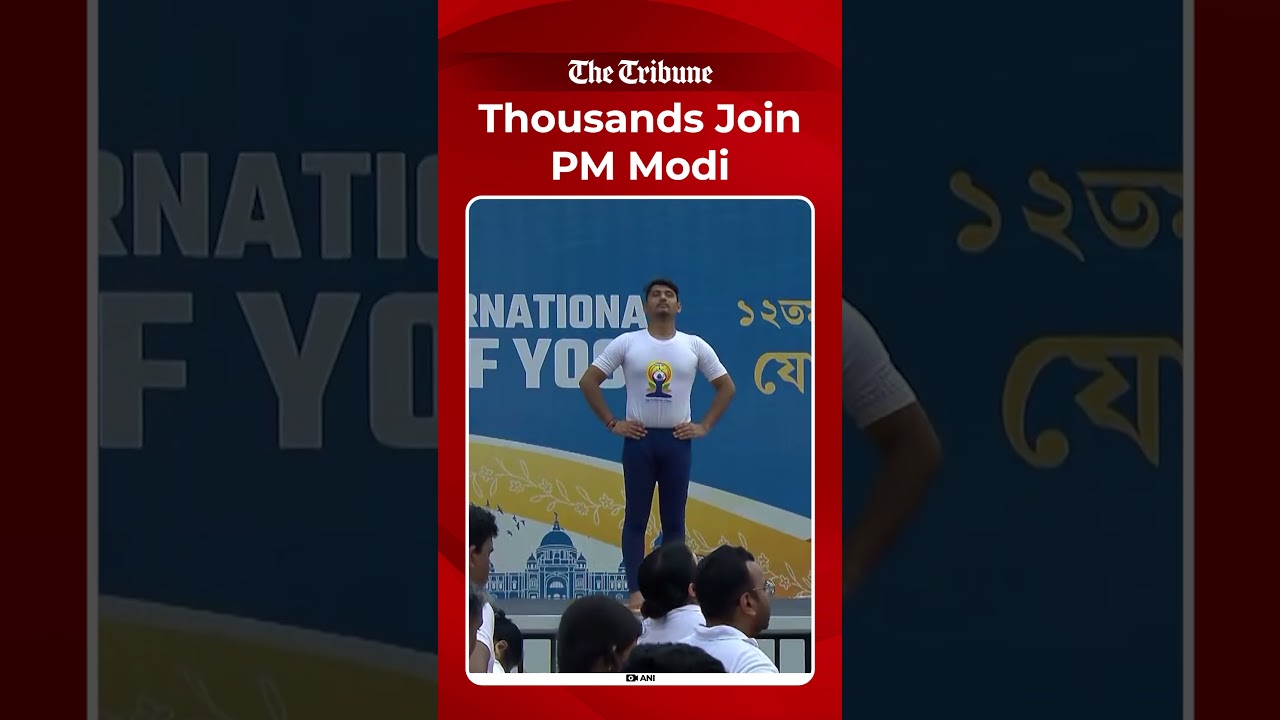 PM Modi Marks International Yoga Day With Thousands in Kolkata