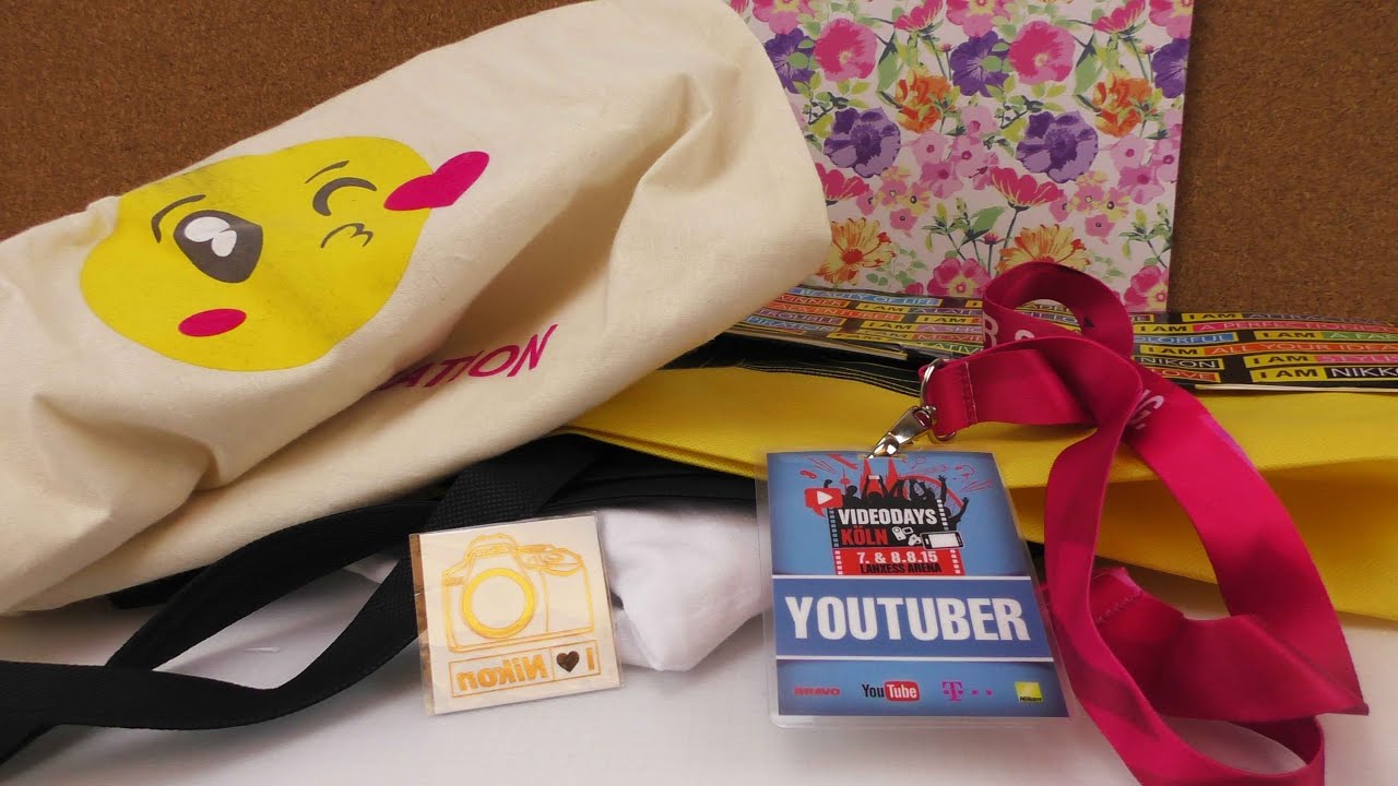 Videodays 2015 Haul | Werbegeschenke