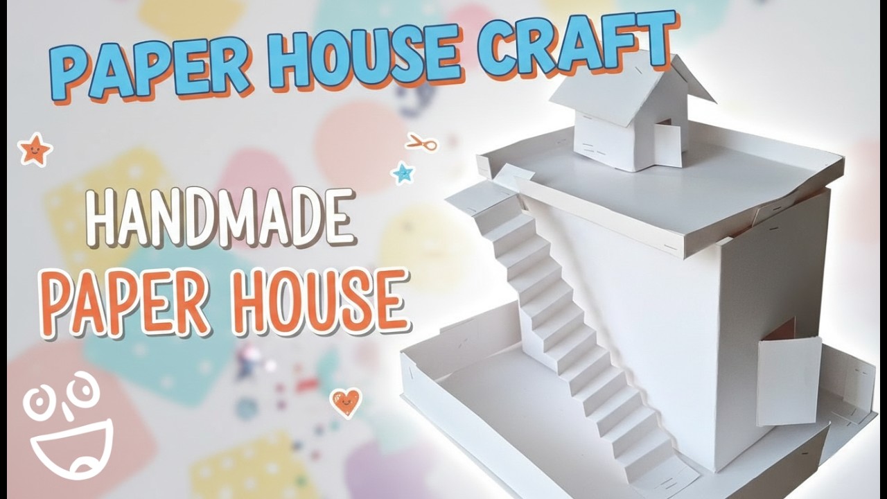 🏠Paper House Craft🤩 | Handmade Paper House | 🔥 DIY Easy Craft