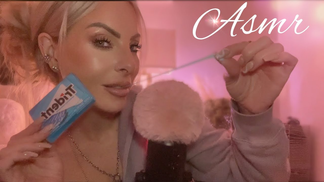 ASMR Clicky Whisper Ramble With Delicate Gum Chewing For Sleep Aid | Life Updates