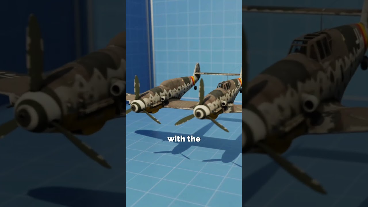 The Twin Fuselage Bf 109 #shorts #aviation
