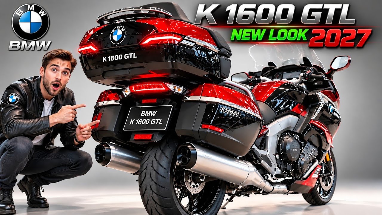 2027 BMW K 1600 GTL ШОКИРУЕТ ВСЕХ! 😱 Потрясающий новый облик и невероятные обновления представлены!