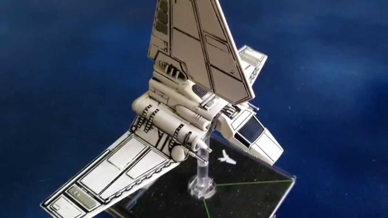 The Cardboard Dungeon: X-Wing Ship Review - Lambda-class Shuttle