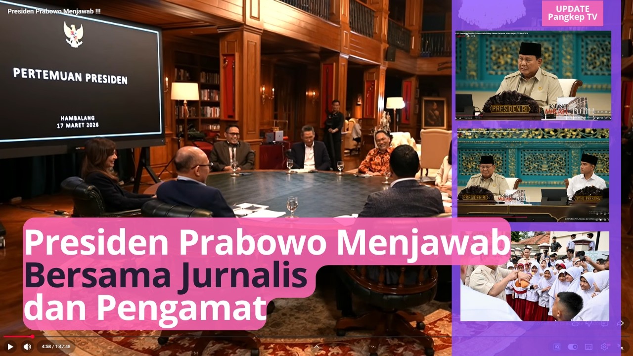 [Full] Presiden Prabowo Menjawab Jurnalis dan Pengamat