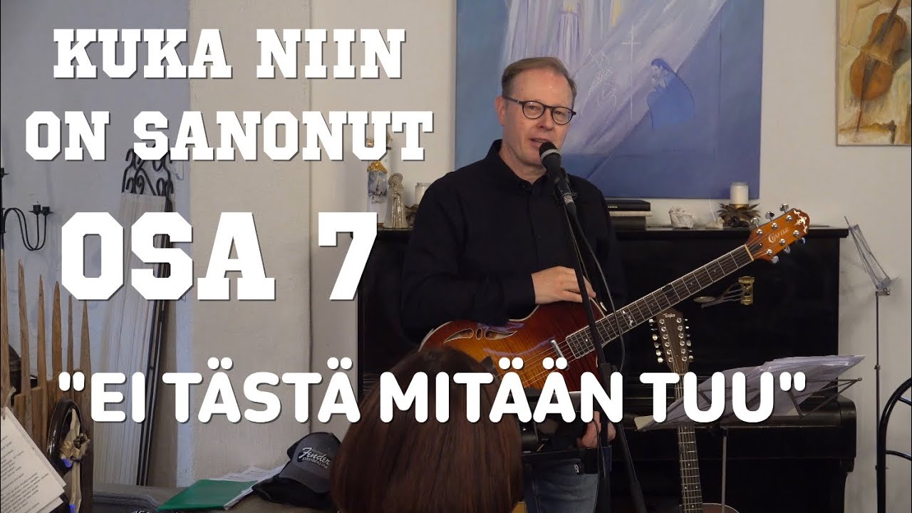 Riku Rinne - KUKA NIIN ON SANONUT OSA 7: Ei tästä mitään tuu (opetussarja)