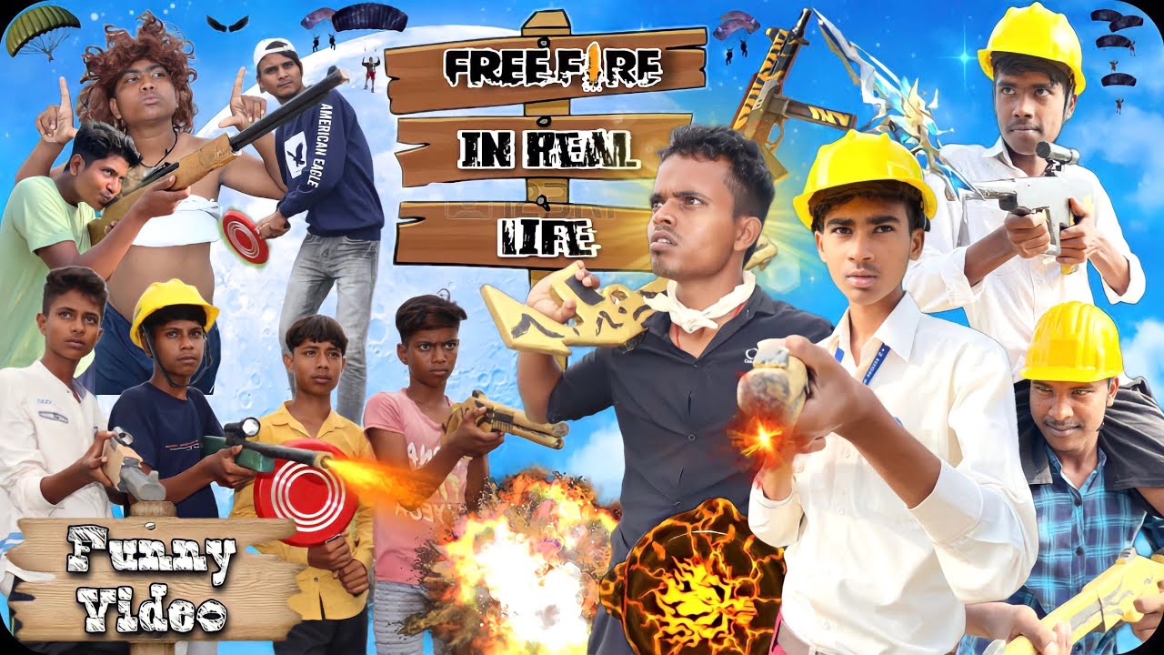 Free Fire Players in real Life || Comedy Video | AMIT FF 2.0