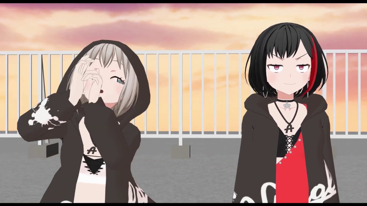 バンドリ！MMD モカちゃん！！蘭を煽りグルメレース　＊エアーラッパ