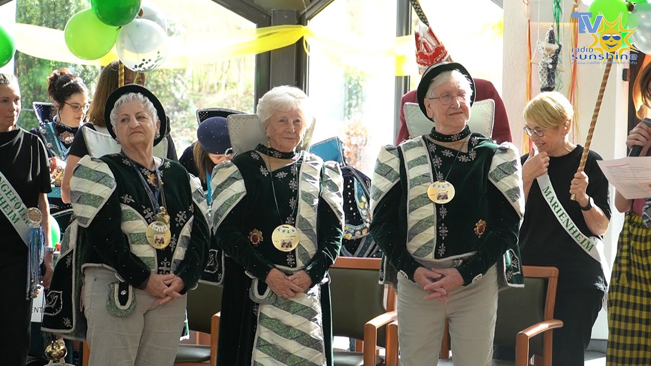 Proklamation im Marienheim Raeren von Prinzessin IRENE I Madenspacher mit Page Anna und Karin