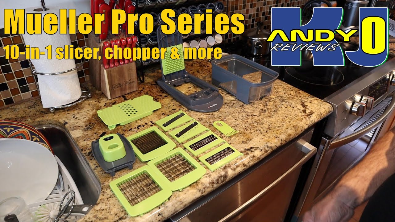 Mueller Pro-Series 10-in-1, 8 Blade Vegetable Slicer & chopper Review