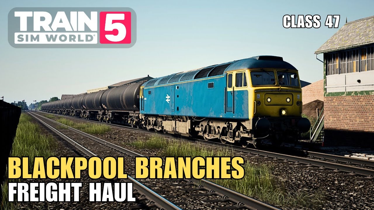 Class 47 Freight Haul on Blackpool Branches | Train Sim World 5
