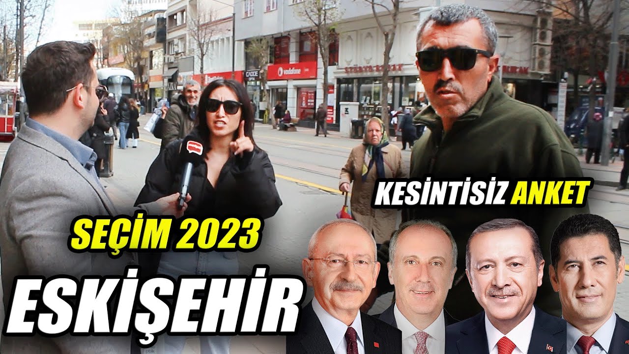 ESKİŞEHİR | KESİNTİSİZ Cumhurbaşkanlığı Sayaçlı Seçim Anketi / Sokak Röportajları | Seçim 2023