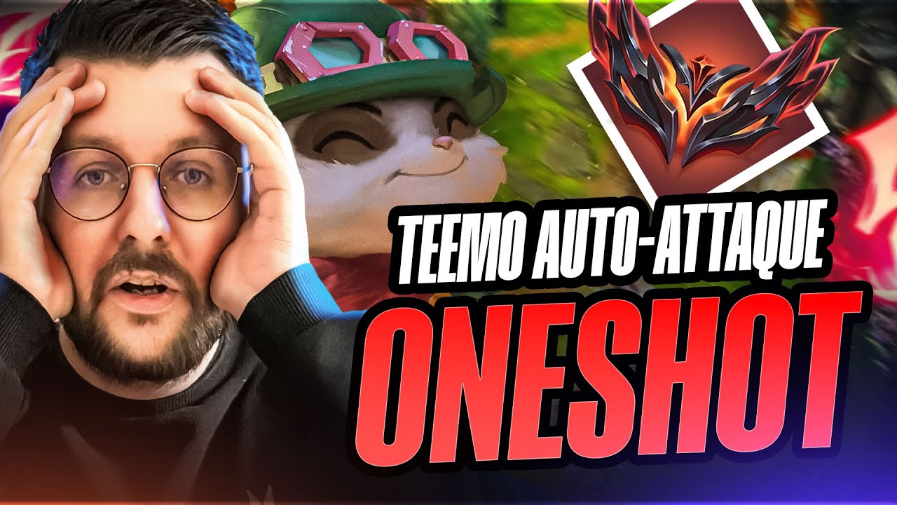 GRANDMASTER AVEC TEEMO MID ! STUFF AUTO-ATTAQUE ONESHOT ! HILARANT !