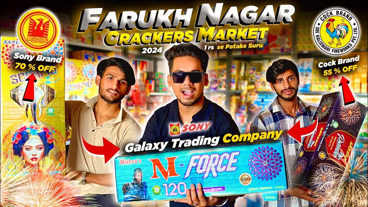 Latest Crackers Price List 2024 | Cheapest Crackers Market 2024 | Farukh Nagar Cracker Market 2024