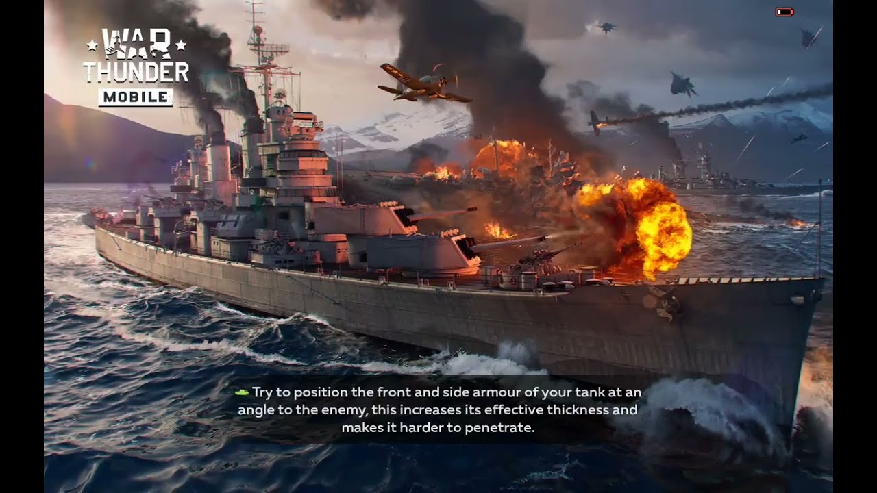 Naval battles in War Thunder Mobile