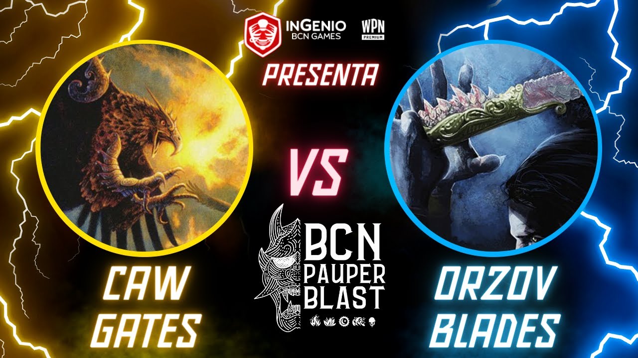 Caw Gates (Adrian Falcon) VS Orzov Blades (Xavi Barranco) 🏆 SuperPauper Febrero 2024 en IngenioBCN