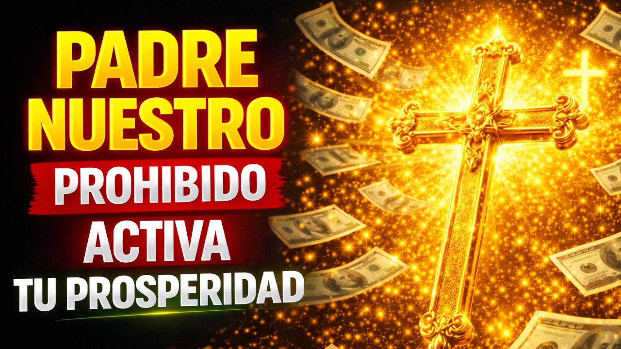 Escucha Este PADRE NUESTRO PROHIBIDO 🚫 Depsues de escucharlo el DINERO EMPIEZA A LLEGAR💰🤫