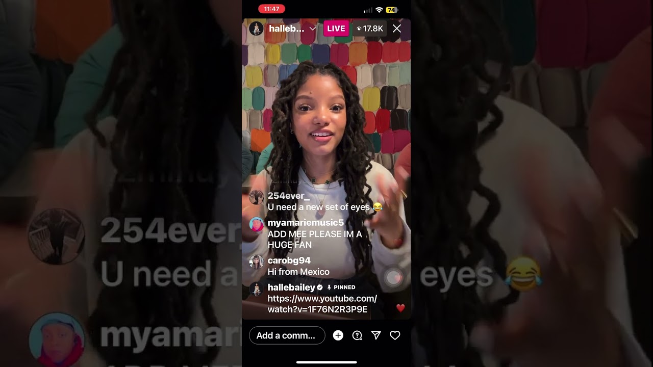 halle bailey angel release instagram live ☆彡 ! | 8.4.23 👼🏾 |