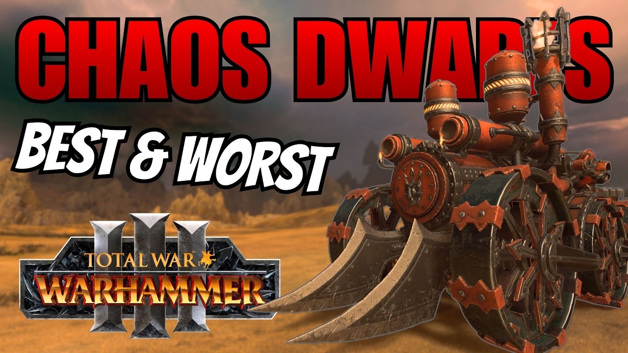 Chaos Dwarfs BEST & WORST Units in Total War Warhammer 3