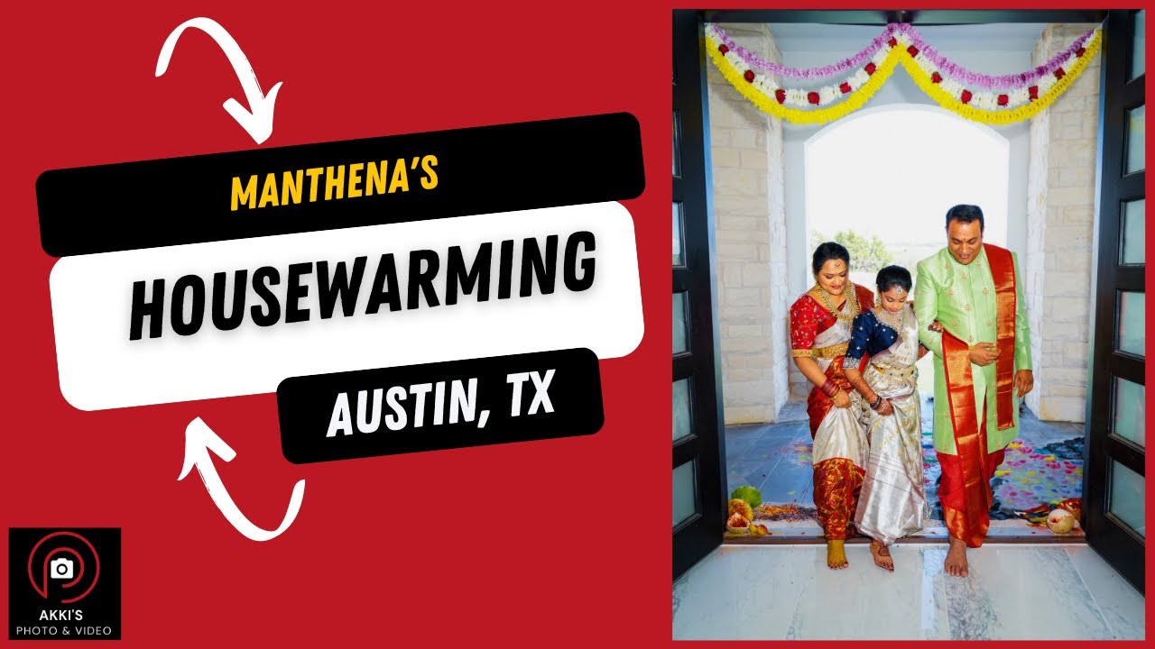Manthena's Housewarming Video Highlights | Travisso | Leander, Texas | Drone | 4k | Akki Video/Photo