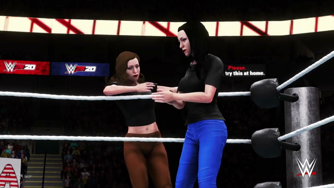 WWE 2K20: Jade West And Ariana Grande Testicular Claw To Kim Kardashian And Lexi Rivera