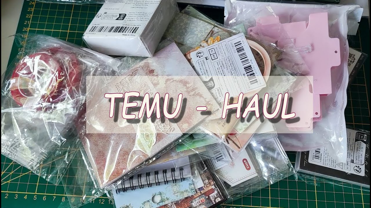 großer #Temu #Haul , Sticker und co. ich konnt nicht anders ;-)