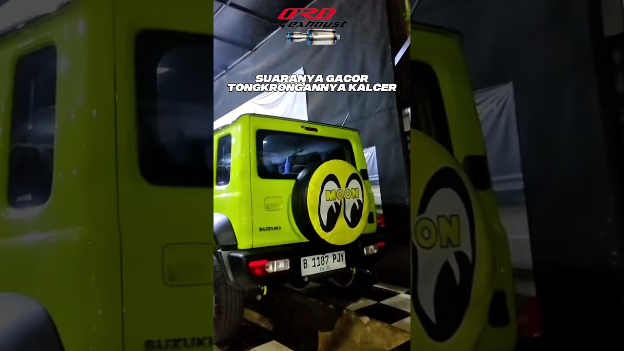 Suara knalpot Jimny ORD exhaust Race Proven Exhaust System. Muffler Curve V2+ Custom