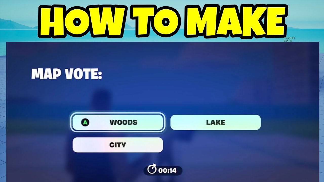 Как создать систему голосования за карту в Fortnite Creative 1.0!!! (Руководство)