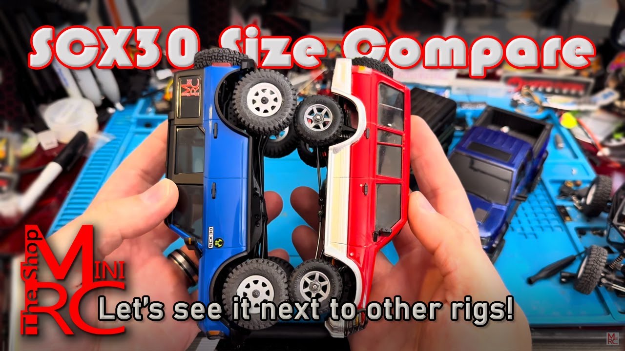 Сравнение размеров SCX30! Orlandoo Hunter, SCX24 и другие!