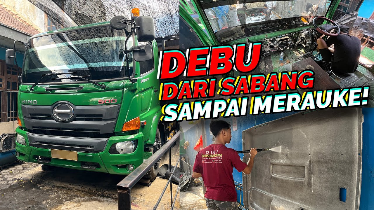 Siapa yang Tahan dengan Interior Truck Seperti Ini? Interior Detailing Kepala Hino 500 Kinclong Lagi