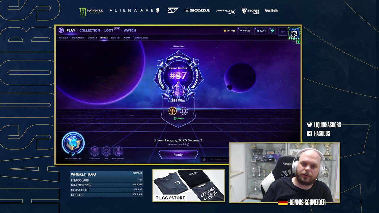 HasuObs Live: casting Div3 Highlight match & stormleague - SUB ARAMS TMRW; NEW PTR PATCH !patch !EC