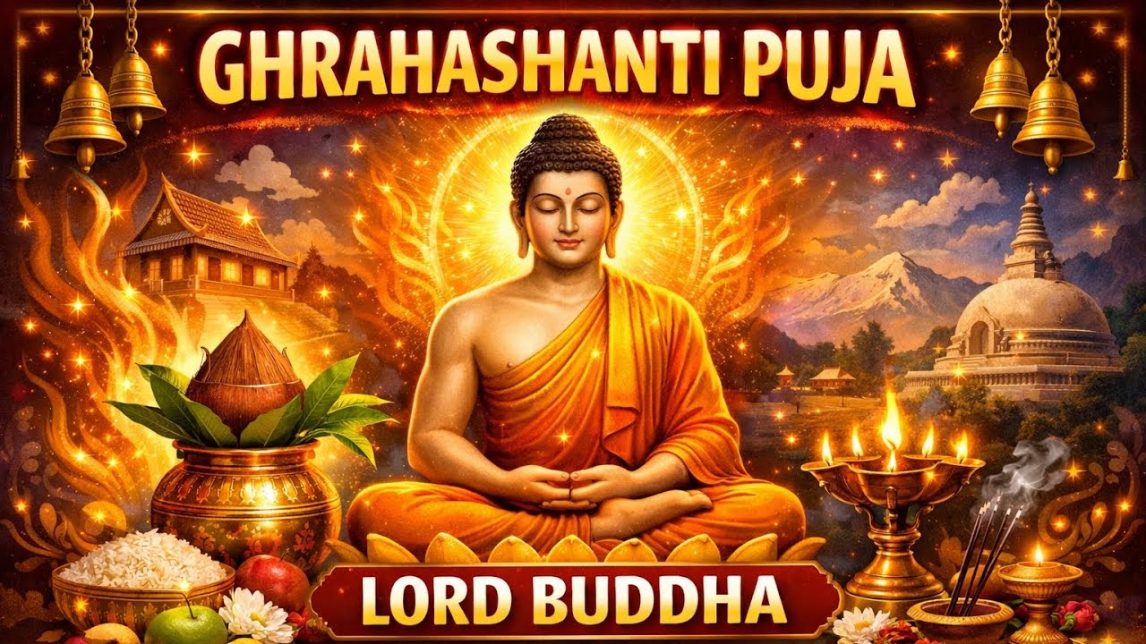 GHRAHASHANTI PUJA🙏🏻 | Lord Buddha | Peace & Prosperity🕊️✨