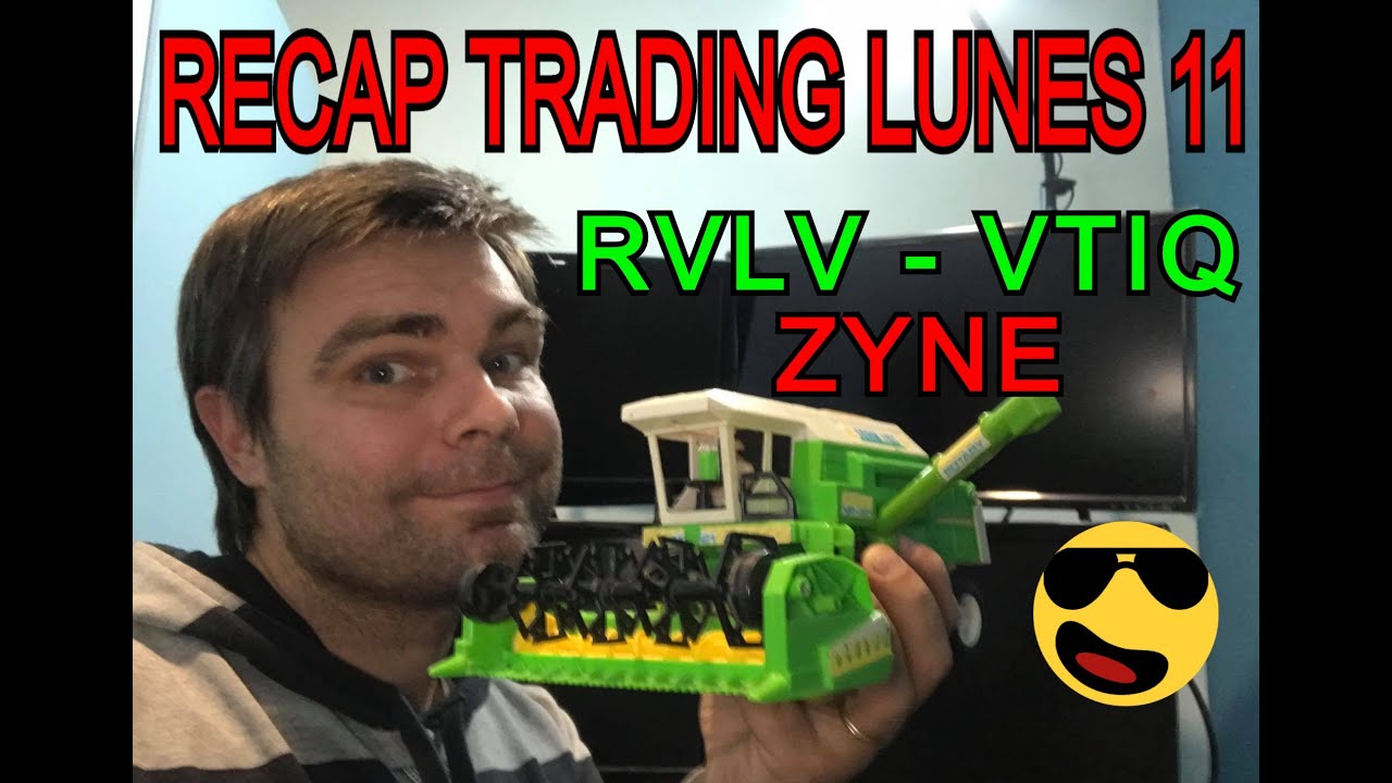 Recap TRADING lunes 11 de mayo 👉 ESTRATEGIA SCALPING BREAKOUT RVLV, ZYNE y VTIQ