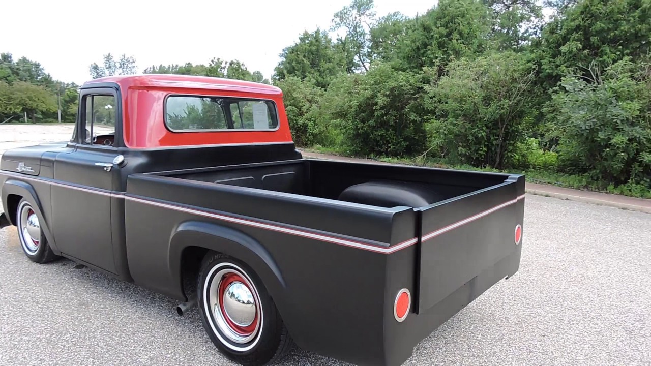 1958 Ford F100 new black for sale at www coyoteclassics com