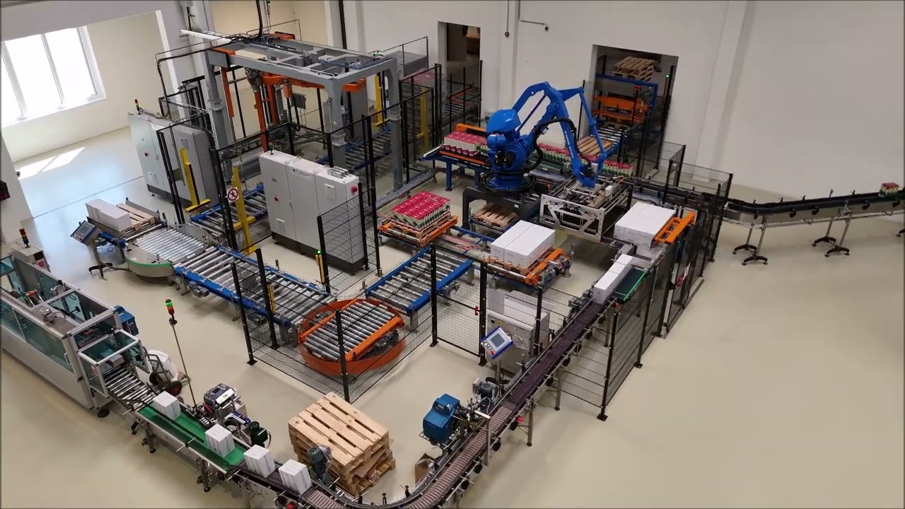 Roboterpalettierung Schlumberger