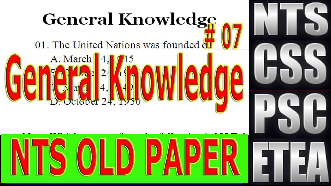 Most repeated General Knowledge for all kinds of competitive exams. # 07