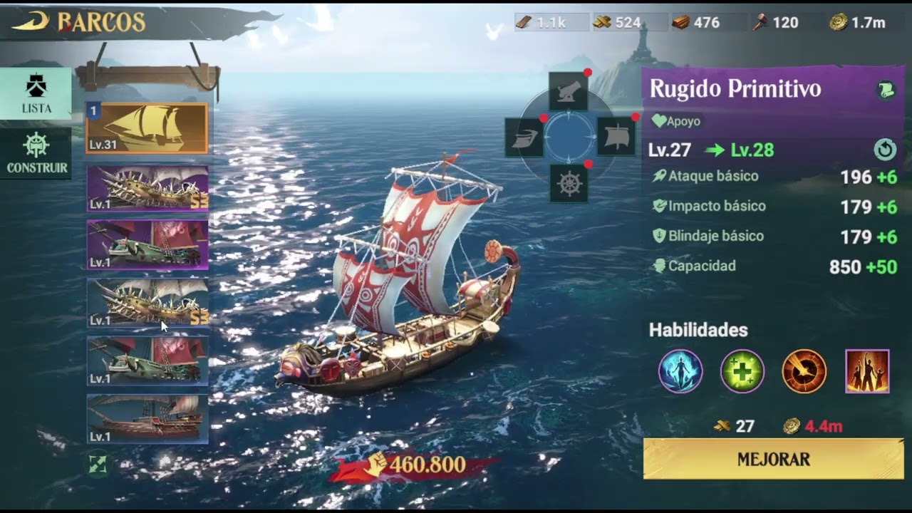 Preparandome para la guerra!! Listo para la lucha del puerto 7!! | Sea  of conquest español