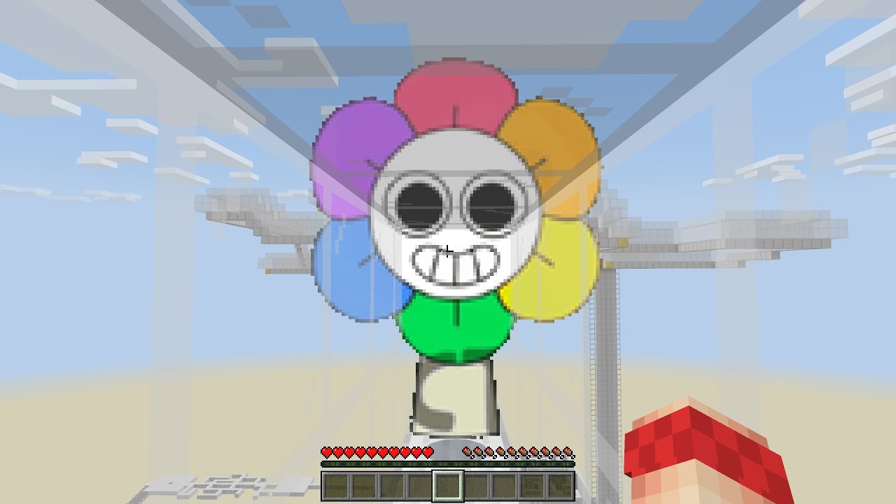 Running NEW INCREDIBOX SPRUNKI OC Dandy in New PARKOUR MAP in Minecraft PE